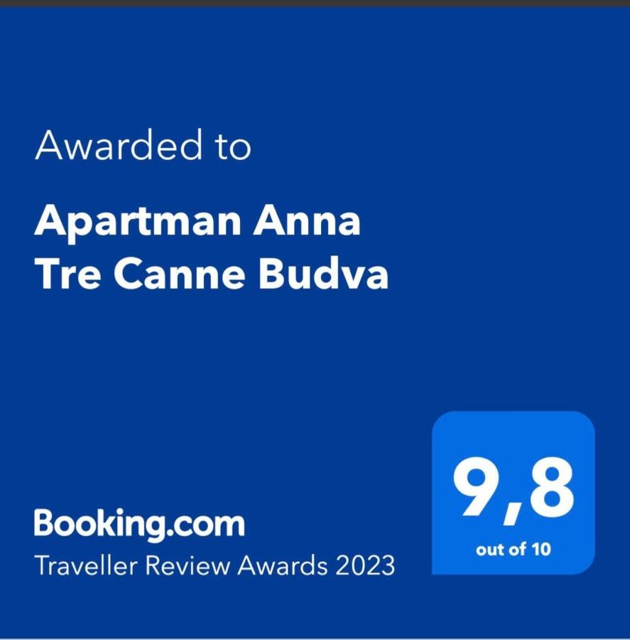 Apartman Anna Tre Canne Будва Екстер'єр фото